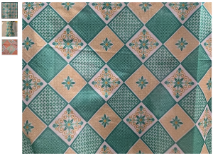 Knitting Printed Cloth - 48 Inch Panna - Mandap Print - Multi Color