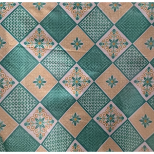 Knitting Printed Cloth - 48 Inch Panna - Mandap Print - Multi Color
