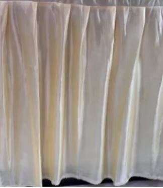 15 FT - Table Cover Frill - Made Of LYCRA 26G- CHANDAN