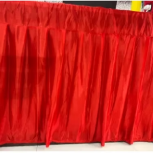15 FT - Table Cover Frill - Made Of LYCRA 26G-RED