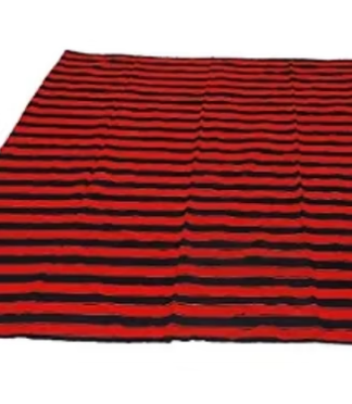 Red & Black Dari 8 FT X 10 FT Premium Heavy Quality Big Dari,