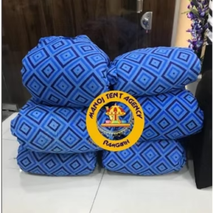 Micro Printed Tent Fabric Blue