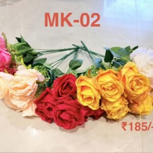Multicolor Artificial Rose Bunch (MK-02)