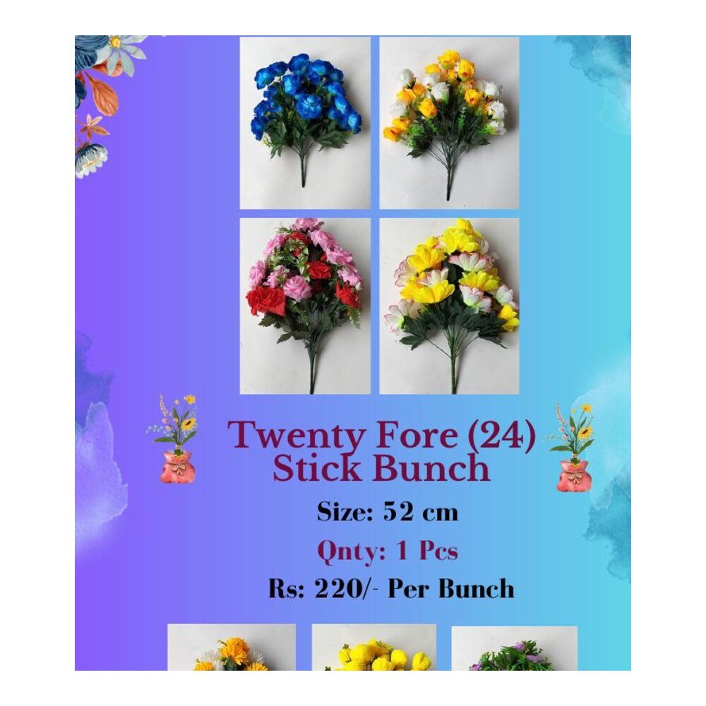24 Stick Flower Bunch (MTA-212)